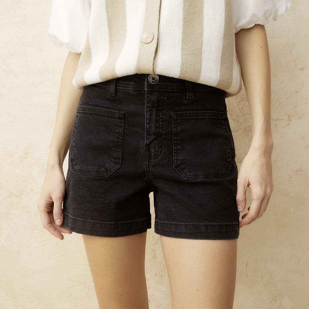 BASEMENT - Short Basement Algodón Fit Recto Mujer