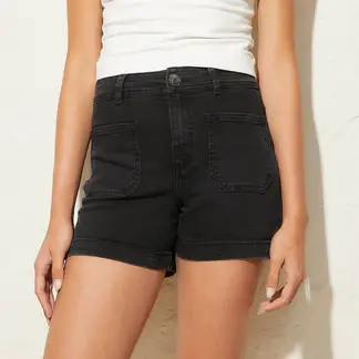 BASEMENT - Short Algodón Fit Recto Mujer