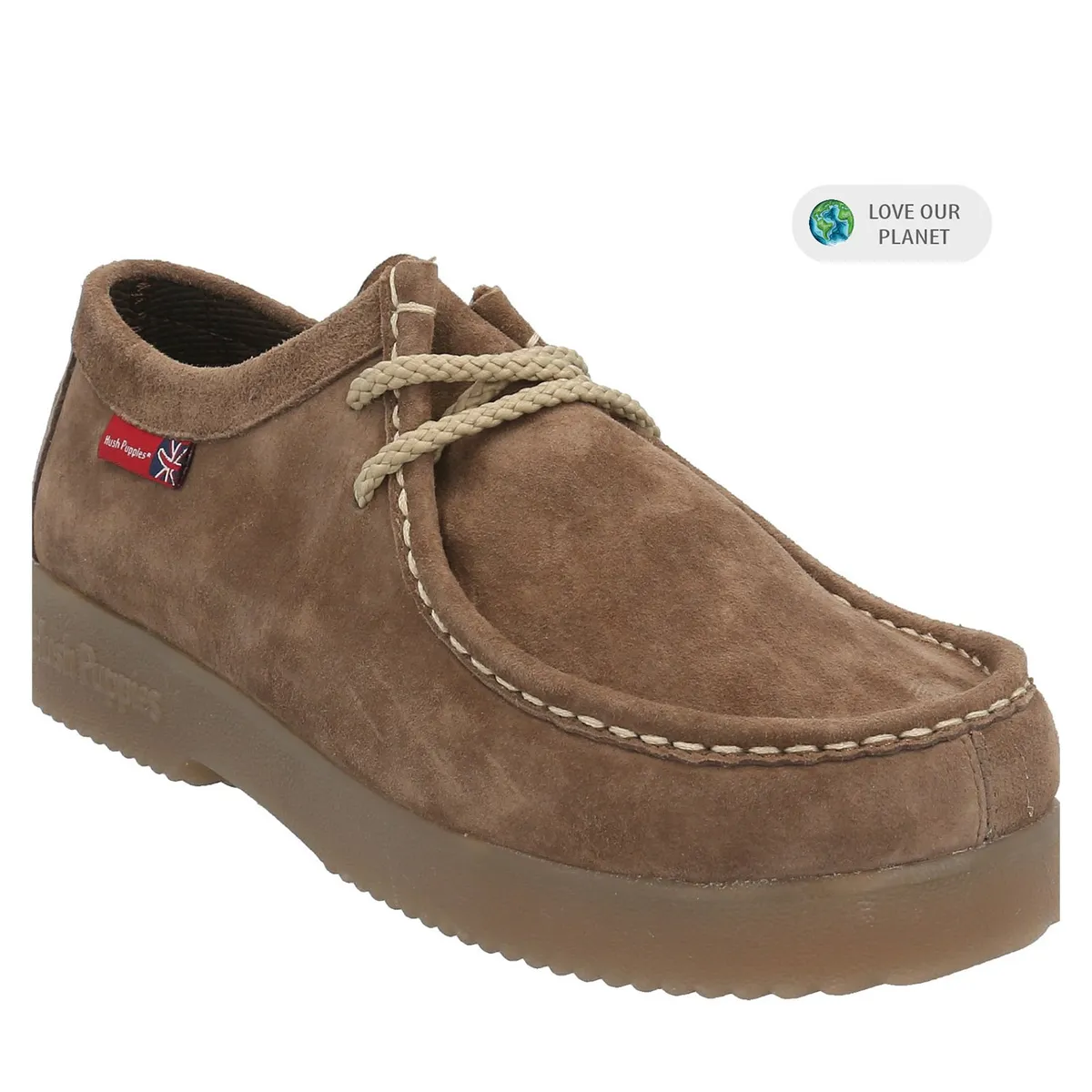 HUSH PUPPIES - Zapato Casual Mujer Cuero Café Hush Puppies