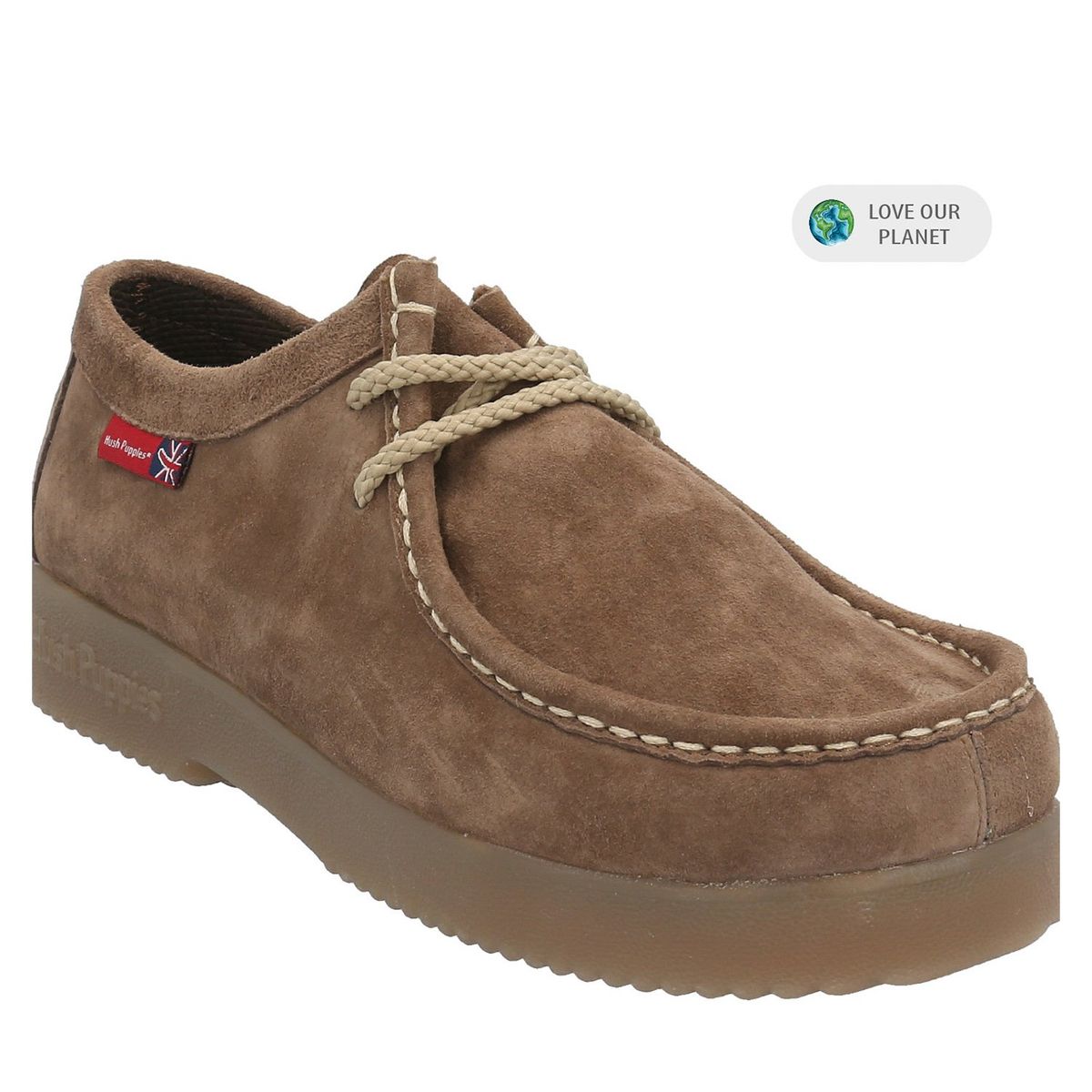HUSH PUPPIES - Zapato Casual Mujer Cuero Café Hush Puppies
