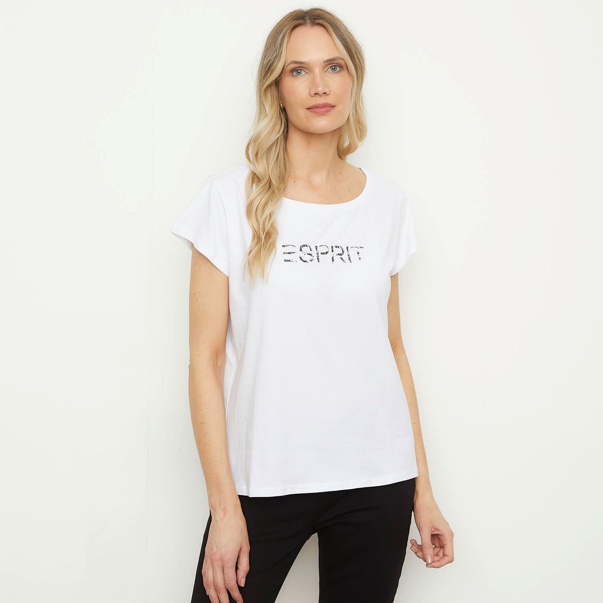 ESPRIT - Polera Manga Corta Algodón Mujer Esprit