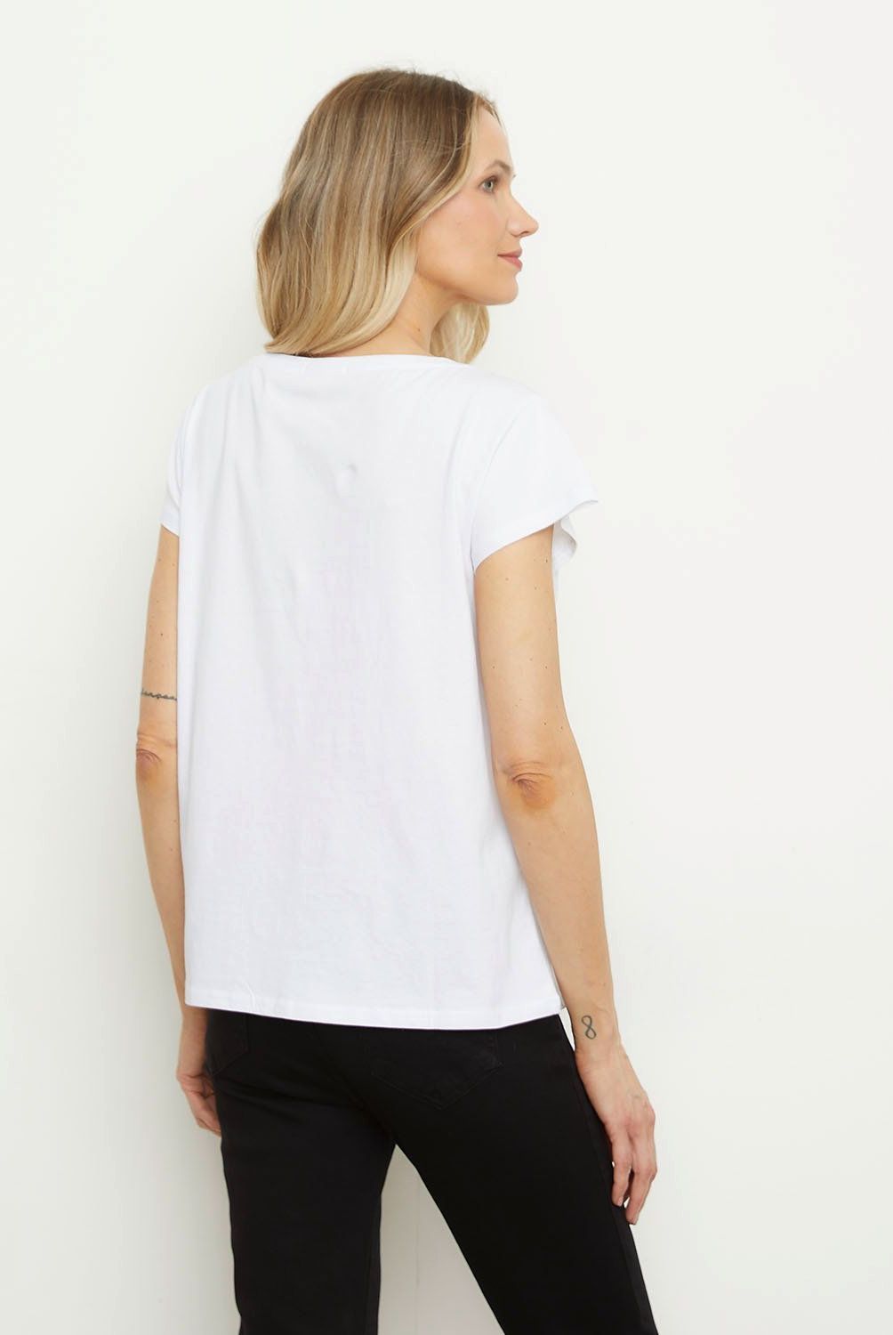 ESPRIT - Polera Manga Corta Algodón Mujer Esprit