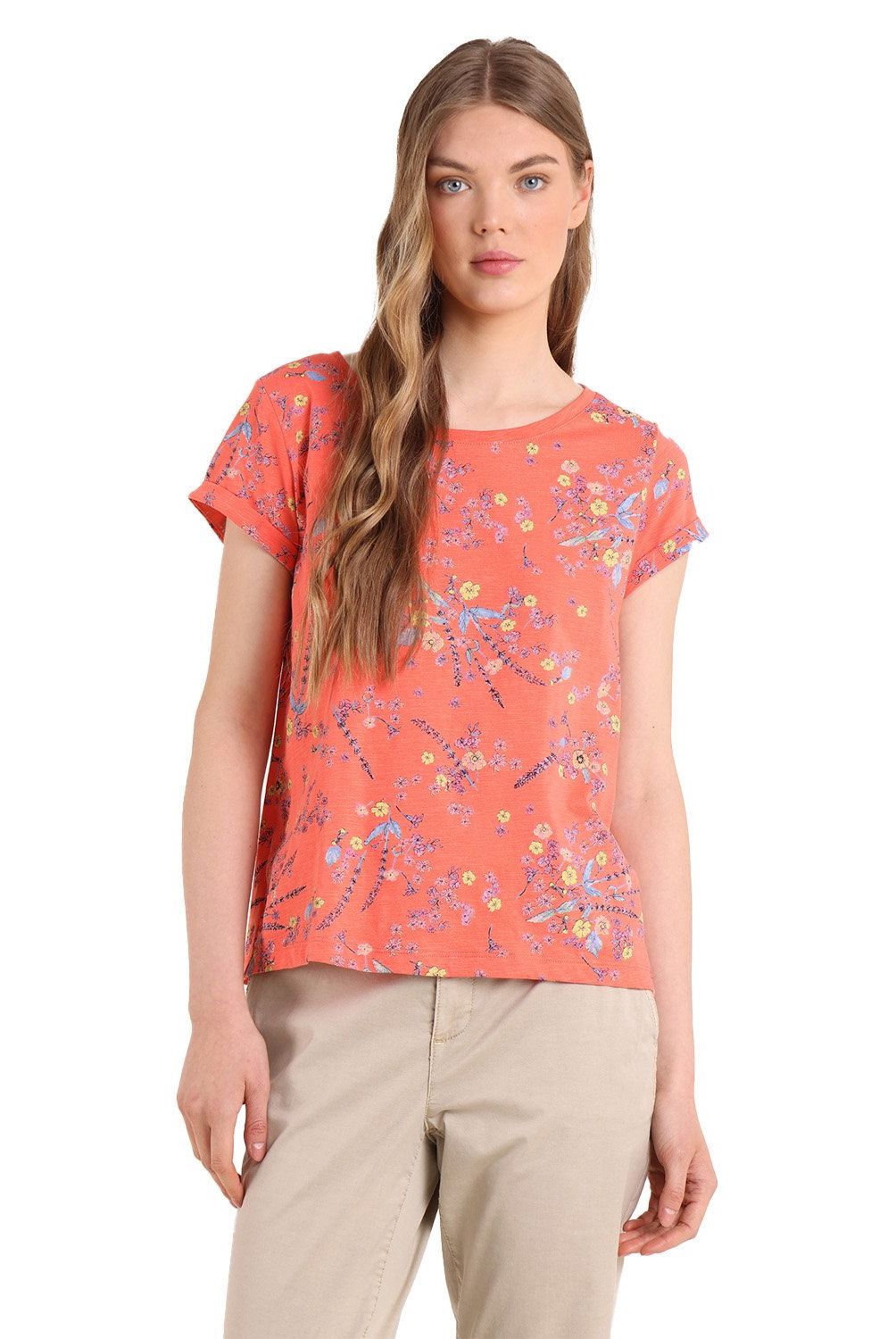 ESPRIT - Polera Manga Corta Algodón Mujer Esprit