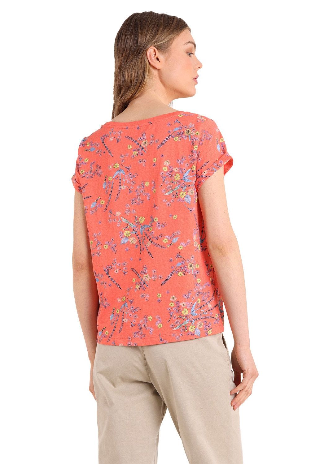 ESPRIT - Polera Manga Corta Algodón Mujer Esprit