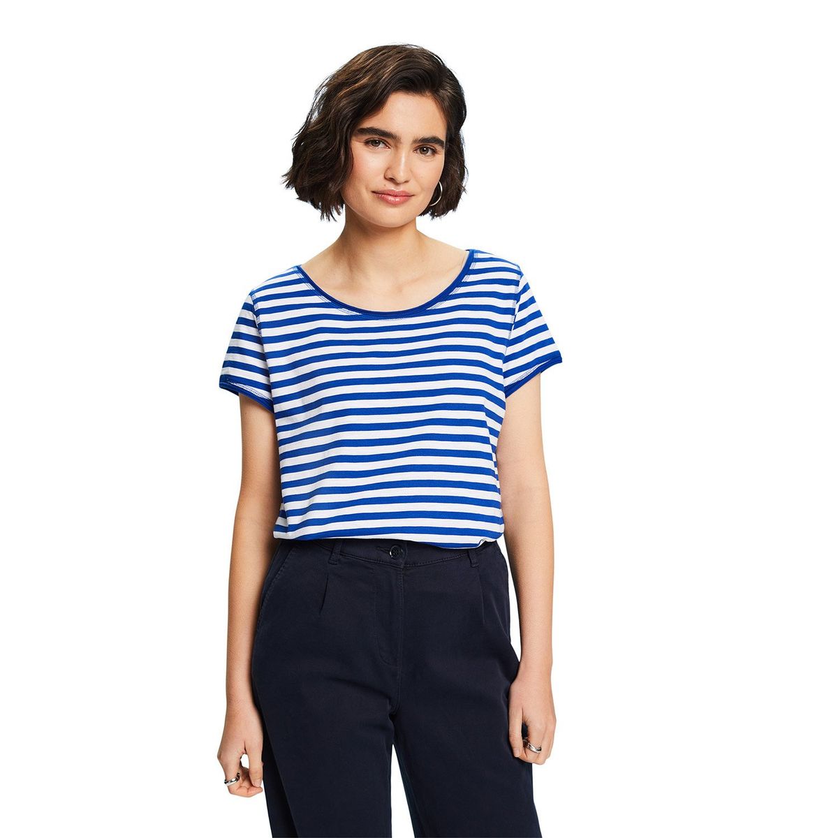 ESPRIT - Polera Manga Corta Algodón Mujer Esprit