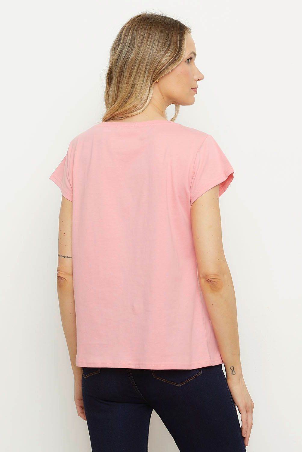 ESPRIT - Polera Manga Corta Algodón Mujer Esprit