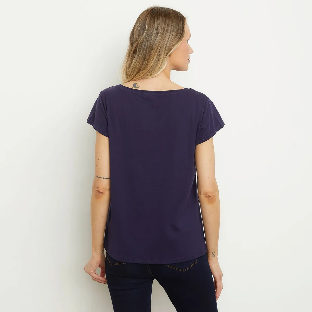 ESPRIT - Polera Manga Corta Algodón Mujer Esprit