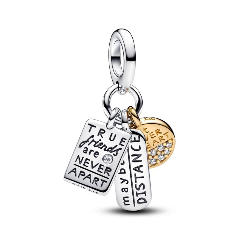 PANDORA - Charm Colgante Triple Amistad Mujer Pandora