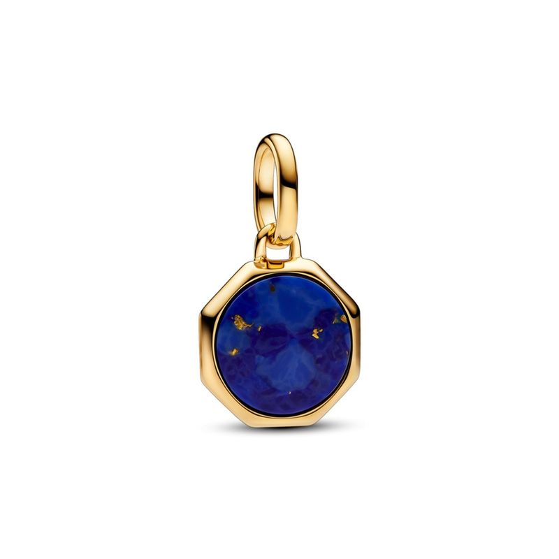 PANDORA - Charm Mini Medallón Grabable ME Azul Mujer Pandora