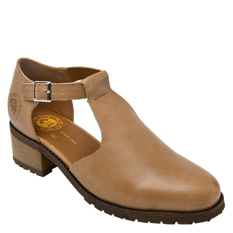 PANAMA JACK - Zapato Casual Mujer Cuero Café Panama Jack