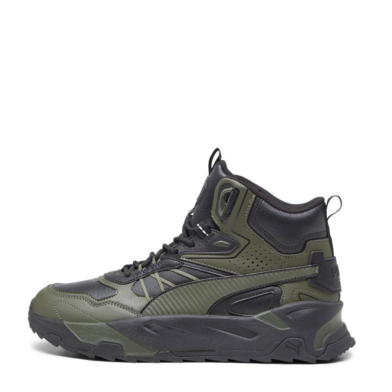 PUMA - Trinity Mid Hybrid  Zapatilla Deportiva Hombre Verde Puma