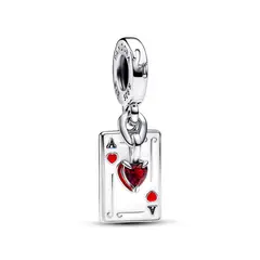 PANDORA - Charm Colgante Doble Reina De Corazones Villanos De Disney Mujer
