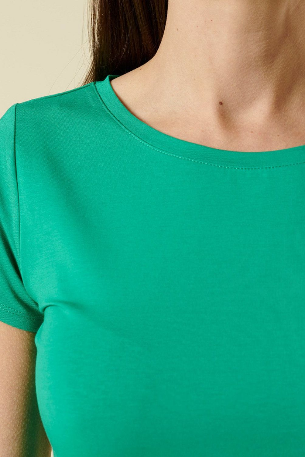 SAVILLE ROW - Polera Manga Corta Algodón Mujer Saville Row