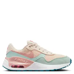 NIKE - Air Max Systm Zapatilla Urbana Niña Rosado (34.5 a 37)