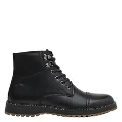 PLUMA - Botín Hombre Cuero Negro