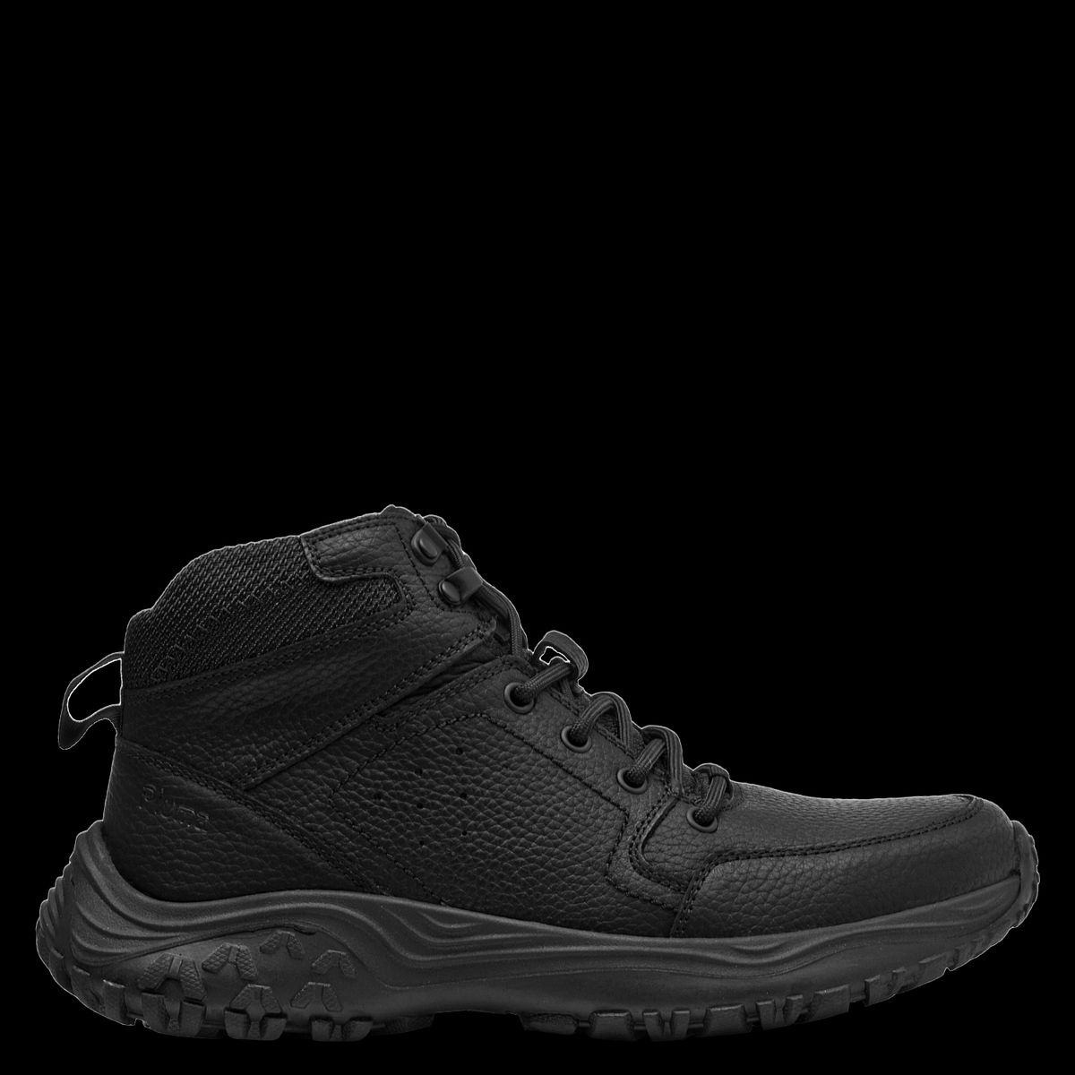 PLUMA - Botín Hombre Cuero Negro Pluma