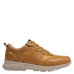 PLUMA - Zapato Casual Hombre Cuero Café