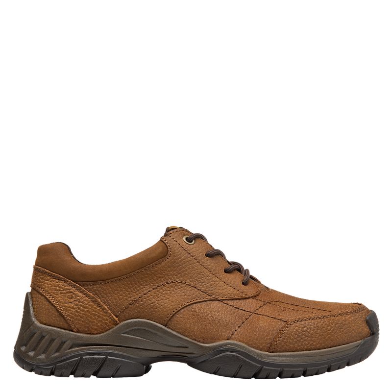 PLUMA - Zapato Casual Hombre Cuero Café Pluma