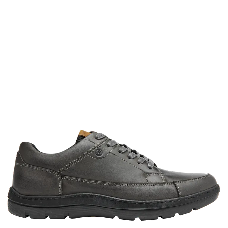 Zapato Casual Hombre Cuero Gris