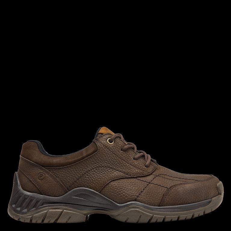 Zapato Casual Hombre Cuero Café