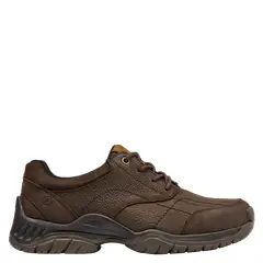 PLUMA - Zapato Casual Hombre Cuero Café