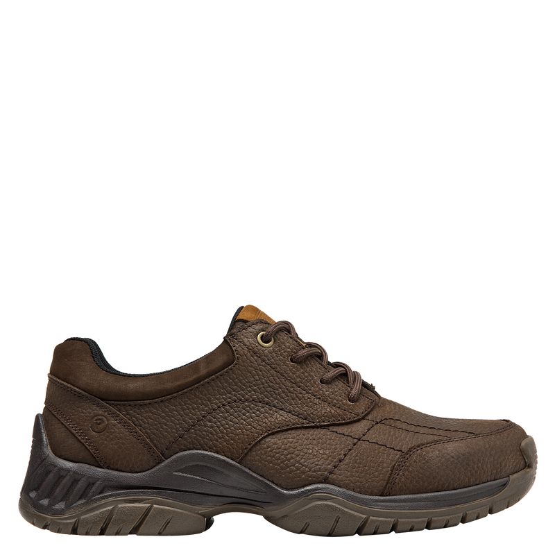 PLUMA - Zapato Casual Hombre Cuero Café Pluma