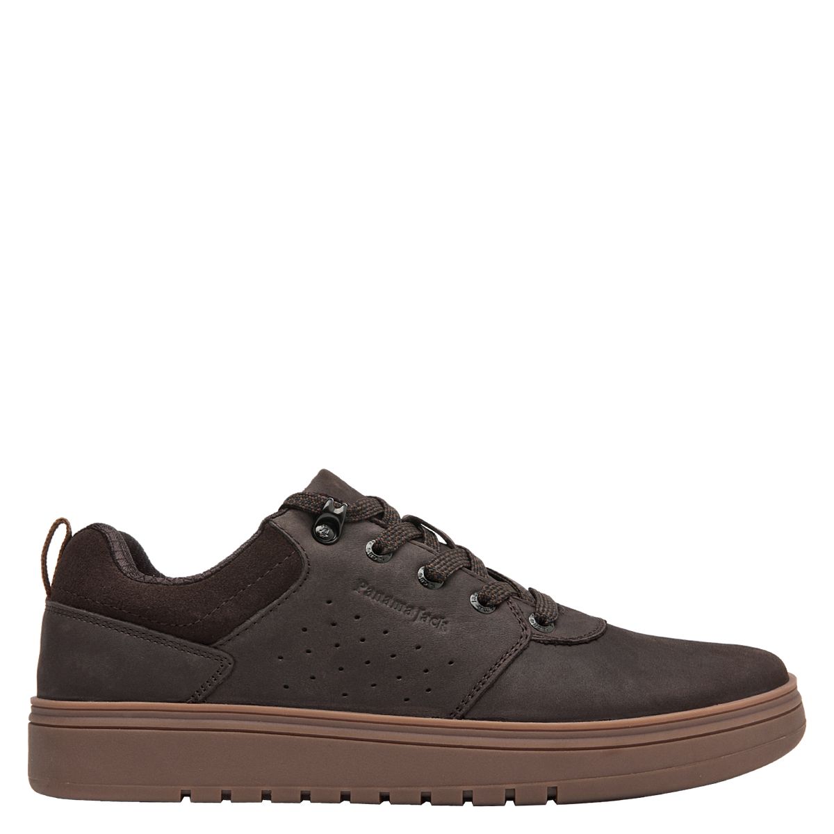 PANAMA JACK - Zapatilla Casual Hombre Cuero Café Panama Jack