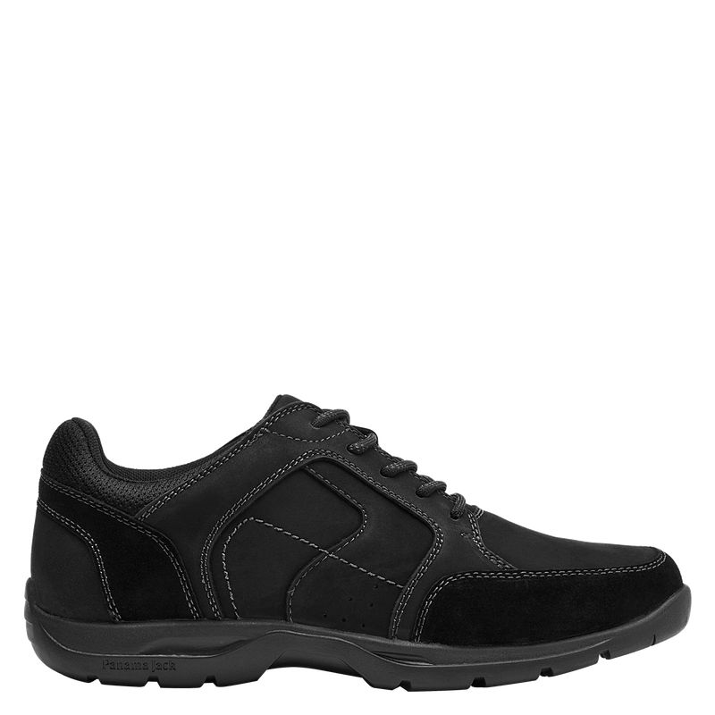 PANAMA JACK - Zapato Casual Hombre Cuero Negro Panama Jack