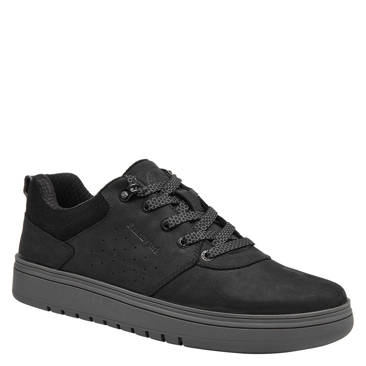 PANAMA JACK - Zapatilla Casual Hombre Cuero Negro Panama Jack