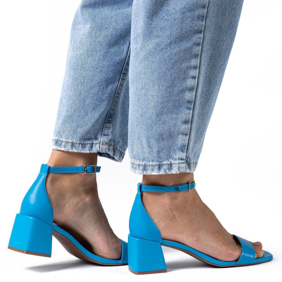 GACEL - Sandalia Mujer Azul Gacel