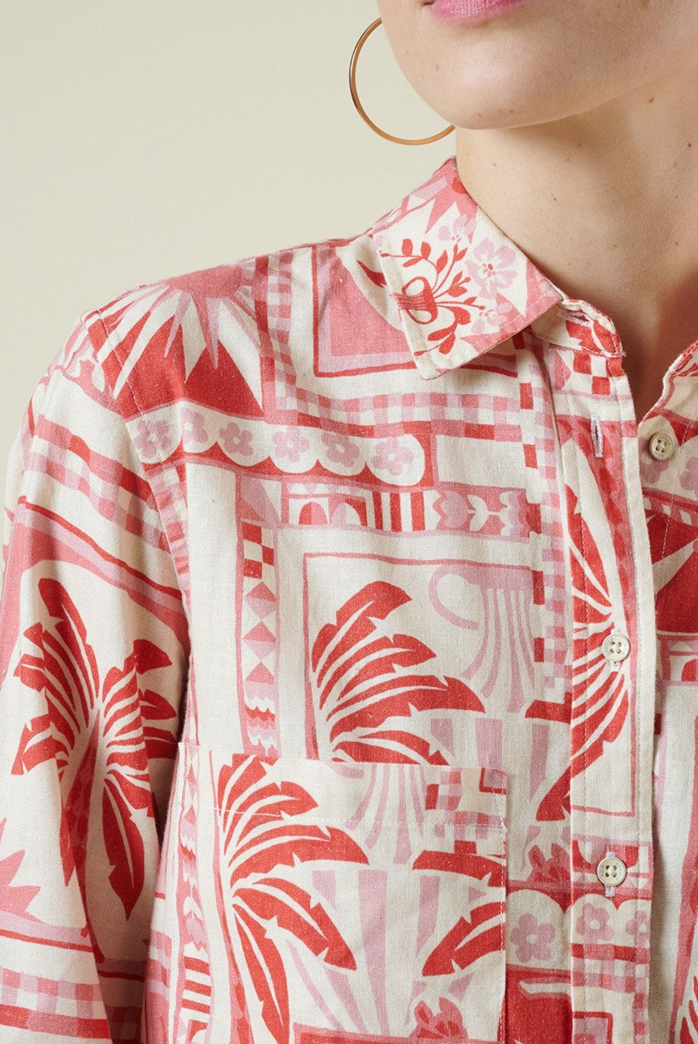 SAVILLE ROW - Blusa Manga Corta Algodón Mujer Saville Row