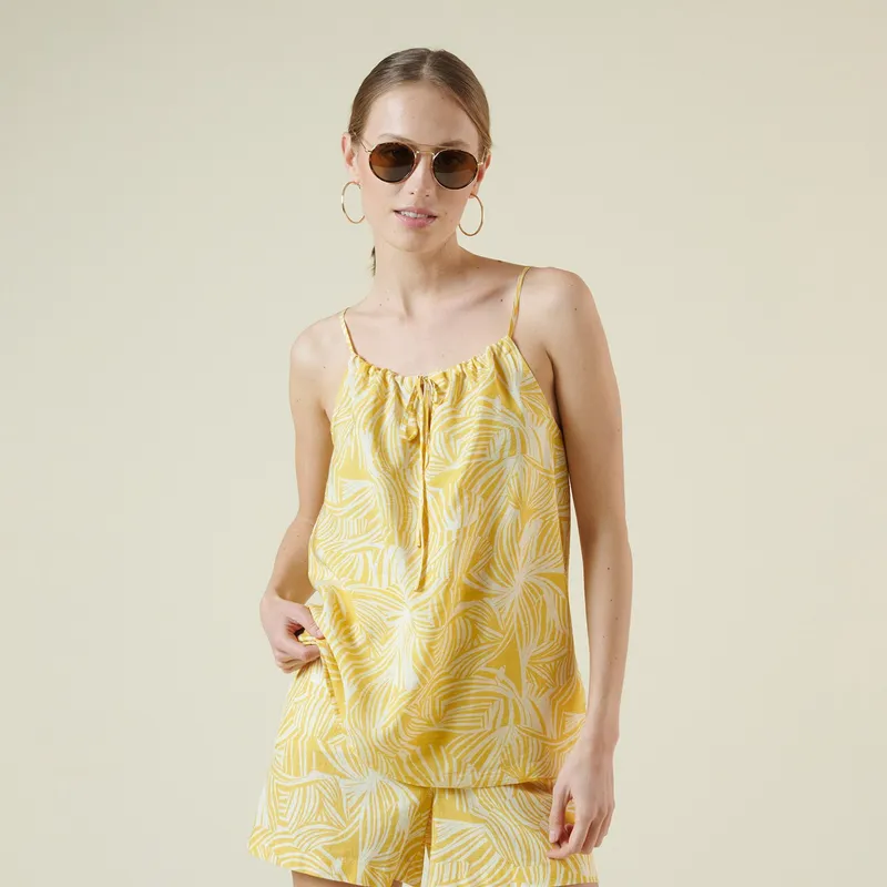 SAVILLE ROW - Blusa Manga Corta Algodón Mujer Saville Row