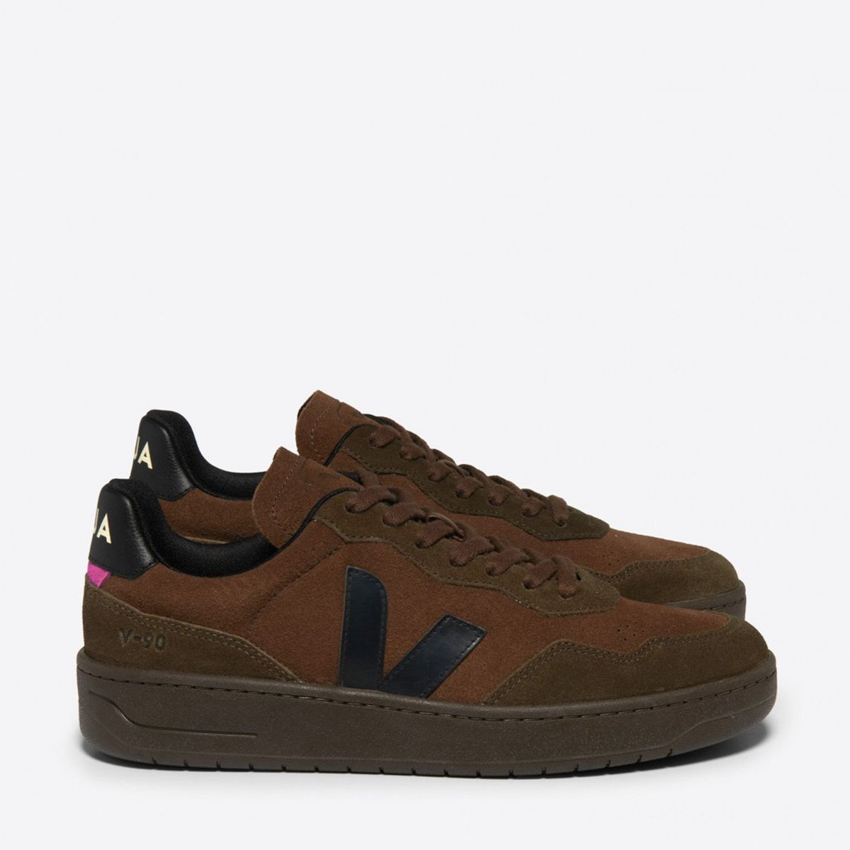 VEJA - V-90 Zapatilla Urbana Mujer Café Veja