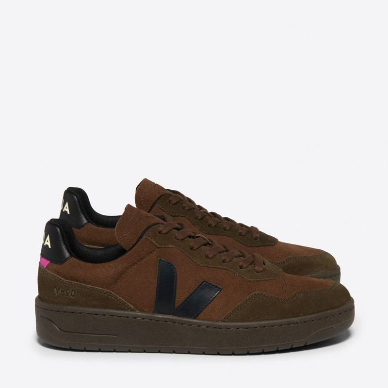 VEJA - V-90 Zapatilla Urbana Mujer Café Veja