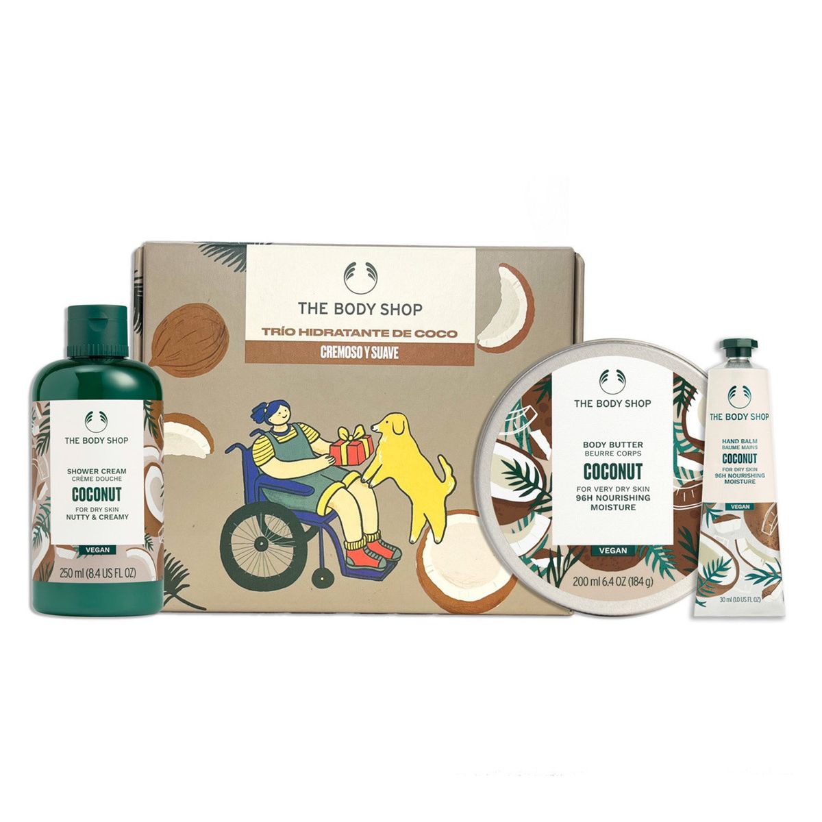 THE BODY SHOP - Set Trío Hidratante De Coco The Body Shop