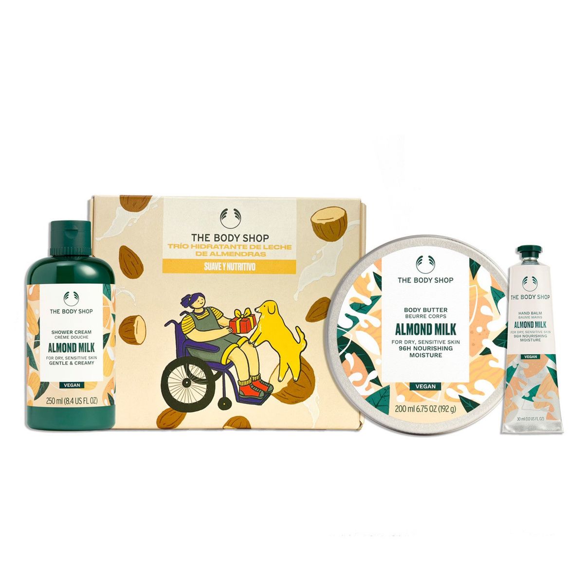 THE BODY SHOP - Set De Regalo Trío Hidratante Leche Almendras The Body Shop