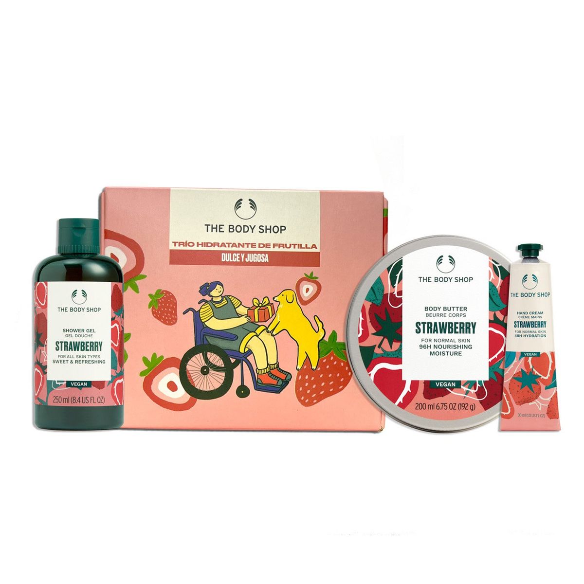 THE BODY SHOP - Set De Regalo Trío Hidratante De Frutilla The Body Shop