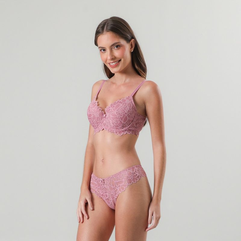 FLORES - Colaless Lycra Y Encaje Flor Mujer Flores