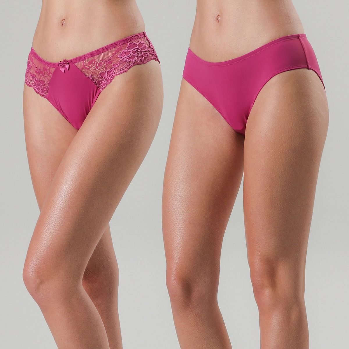 FLORES - Pack De 2 Bikini Encaje Mujer Flores