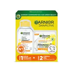 GARNIER - Pack Mini Micelar + Crema Gel Skin Natural Face