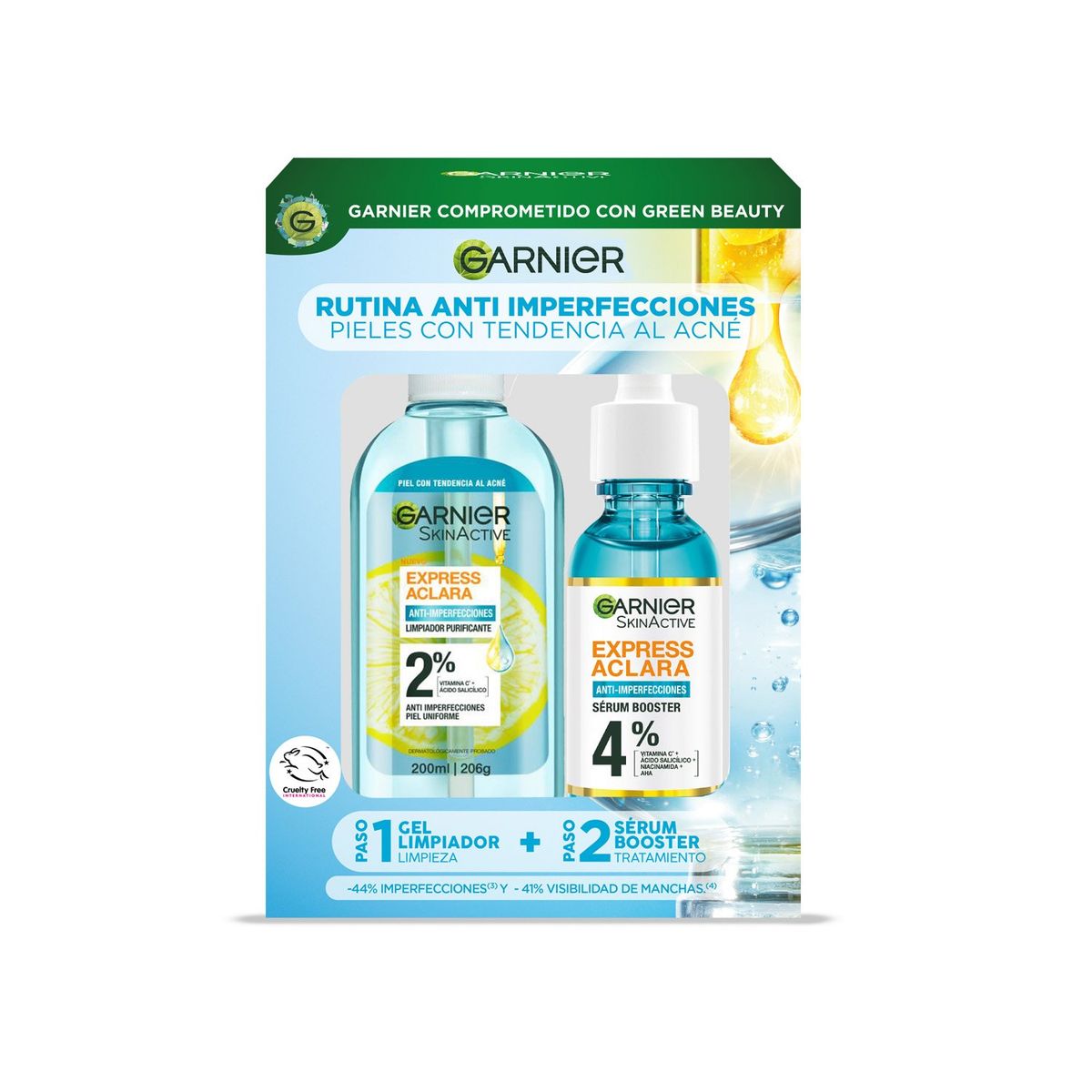GARNIER - Pack Anti Imperfecciones Garnier Skin Natural Face