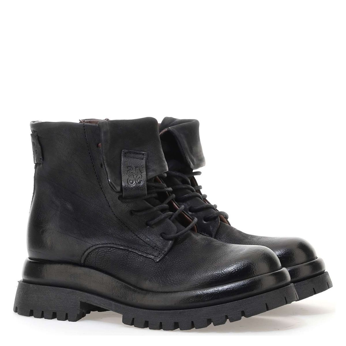 AS 98 - Botín Mujer Cuero Negro AS 98