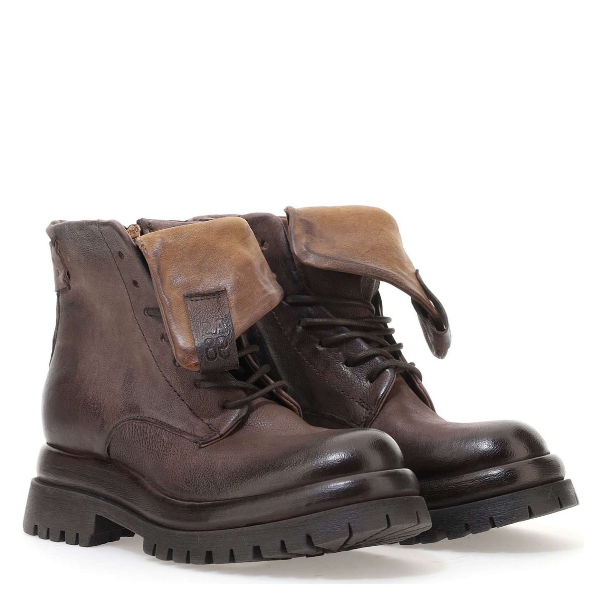 AS 98 - Botín Mujer Cuero Café AS 98