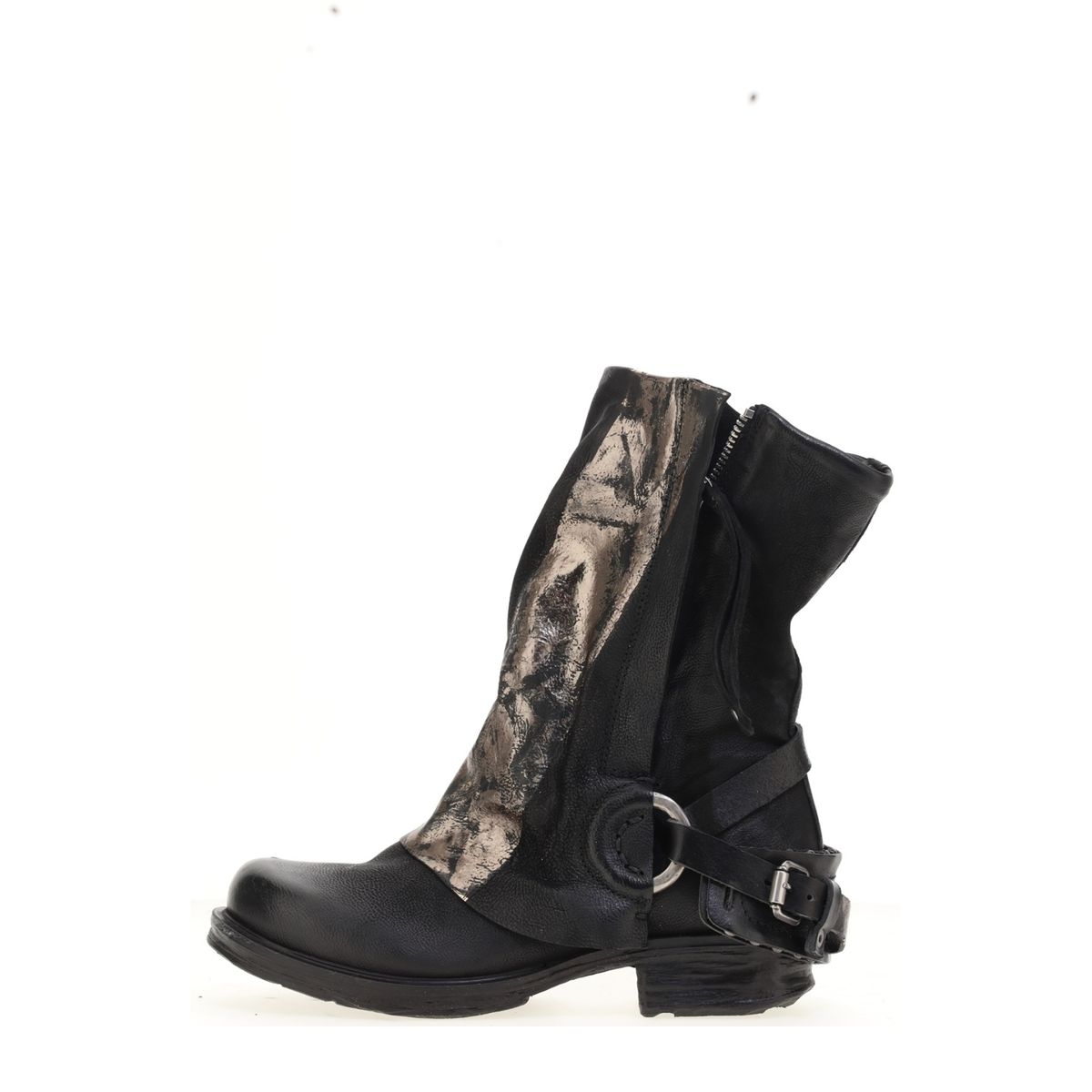 AS 98 - Botín Mujer Cuero Negro As 98