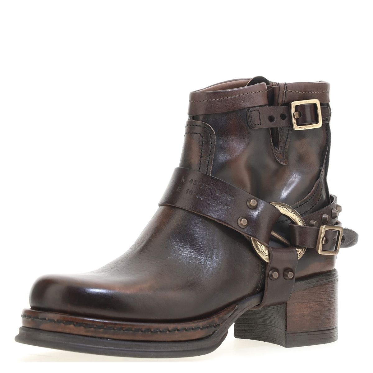 AS 98 - Botín Mujer Cuero Café AS 98