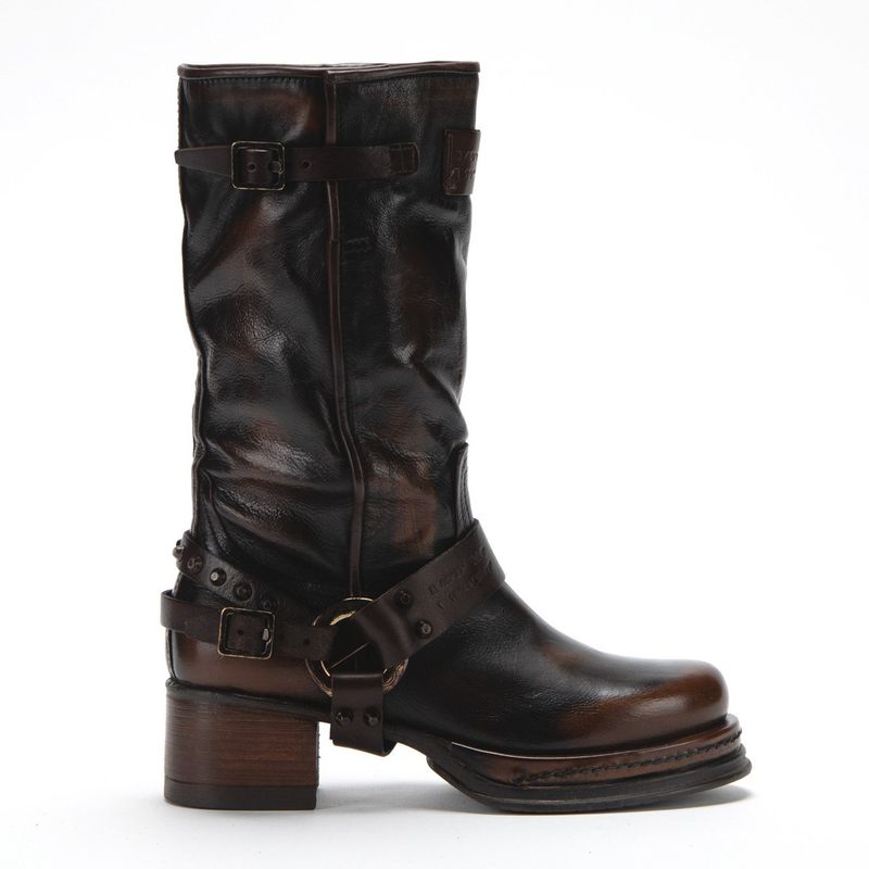AS 98 - Bota Mujer Cuero Café AS 98