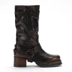 AS 98 - Bota Mujer Cuero Café As98