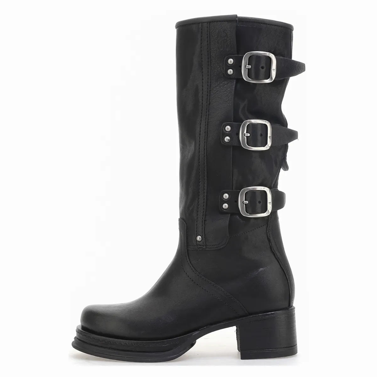 AS 98 - Botín Mujer Cuero Negro As 98