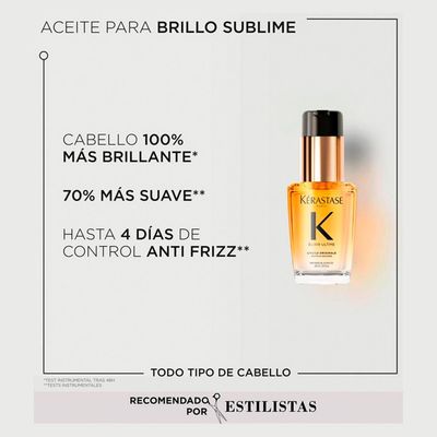 Imagen 2 del producto Aceite Capilar Brillo Sublime Elixir Ultime L´huile Original 30 Ml