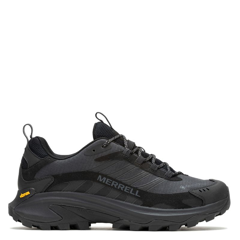 MERRELL - Zapatilla Outdoor Hombre Cuero Negro Merrell